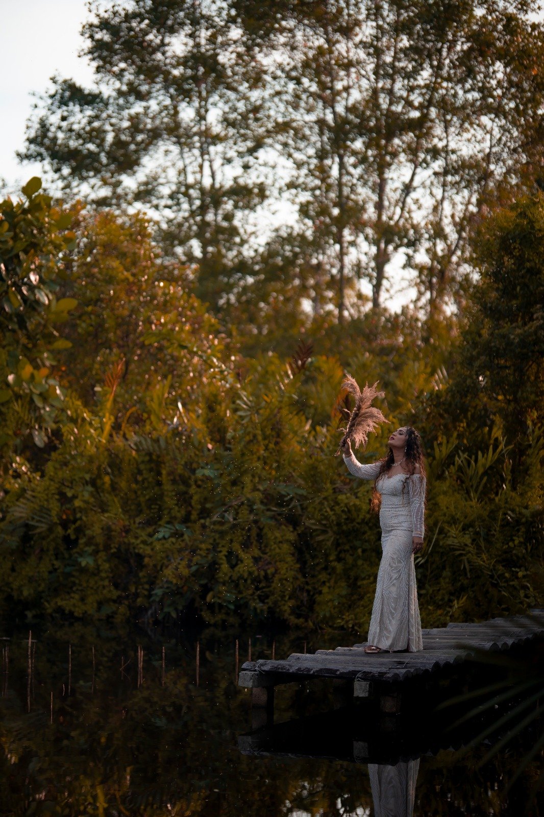 Close up delicate portrait